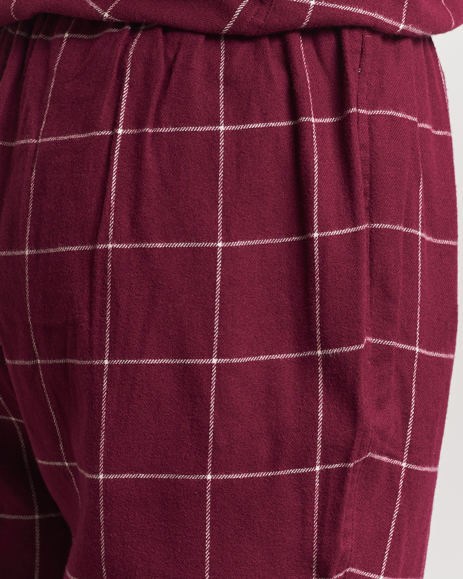 Heren | Polo Ralph Lauren Pyjama Set Damson Red Windowpane | Polo Ralph Lauren | Pyjama Set Damson Red Windowpane