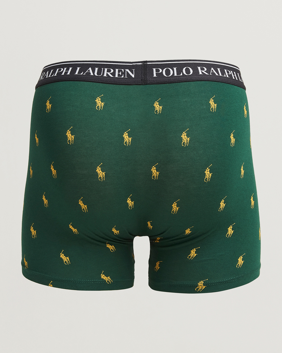 Heren | Ondergoed | Polo Ralph Lauren | 3-Pack Boxer Brief Pine/Gold/Black