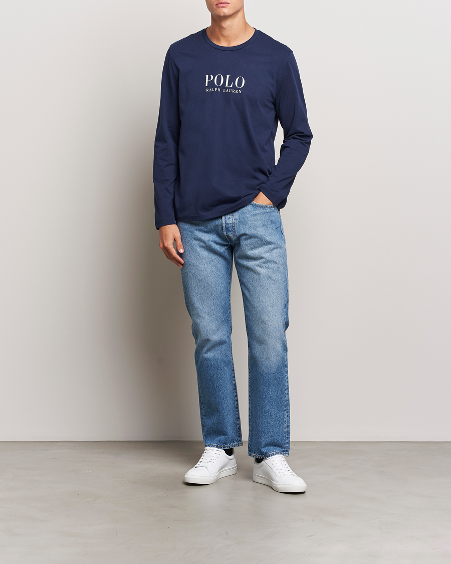 Heren | T-shirts | Polo Ralph Lauren | Long Sleeve Liquid Cotton Tee Cruise Navy