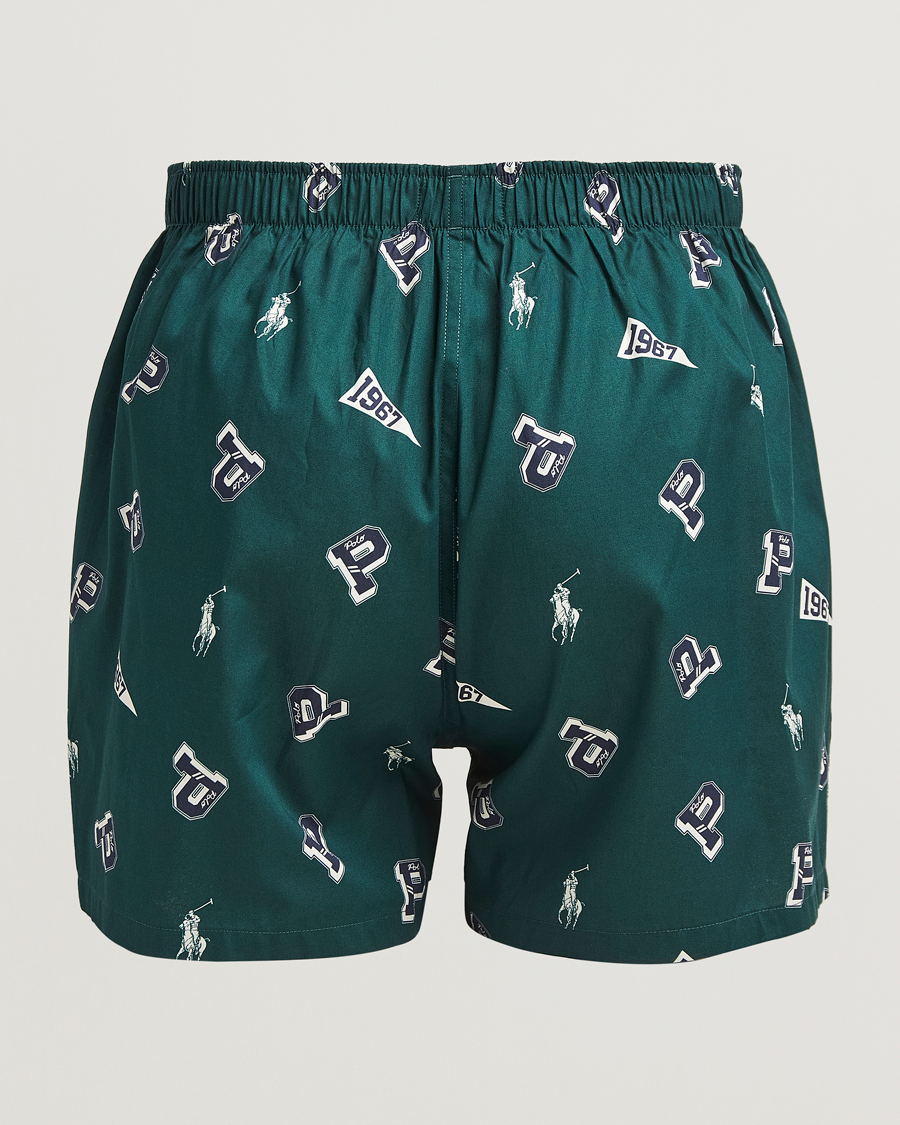 Heren | Ondergoed | Polo Ralph Lauren | 3-Pack Woven Boxer Stripe/All Over Print/Navy