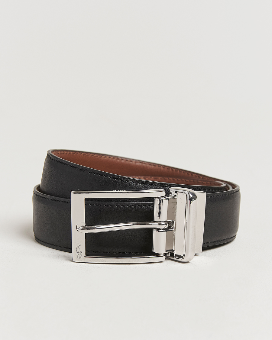 Heren | Polo Ralph Lauren Reversible Leather Belt Black/Brown | Polo Ralph Lauren | Reversible Leather Belt Black/Brown
