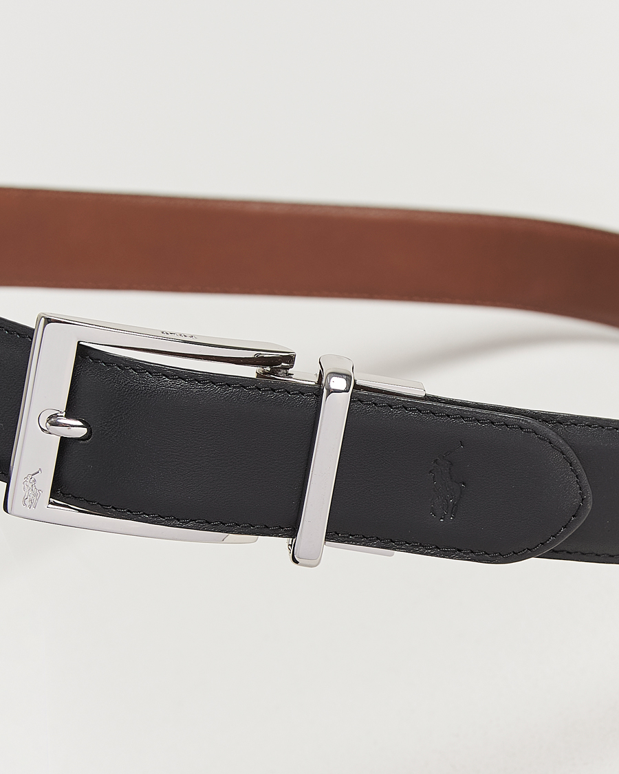 Heren | Polo Ralph Lauren Reversible Leather Belt Black/Brown | Polo Ralph Lauren | Reversible Leather Belt Black/Brown
