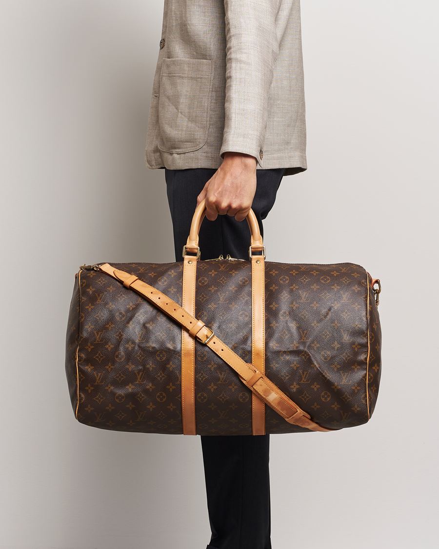 Heren | Pre-Owned & Vintage Bags | Louis Vuitton Pre-Owned | Keepall Bandoulière 55 Monogram 