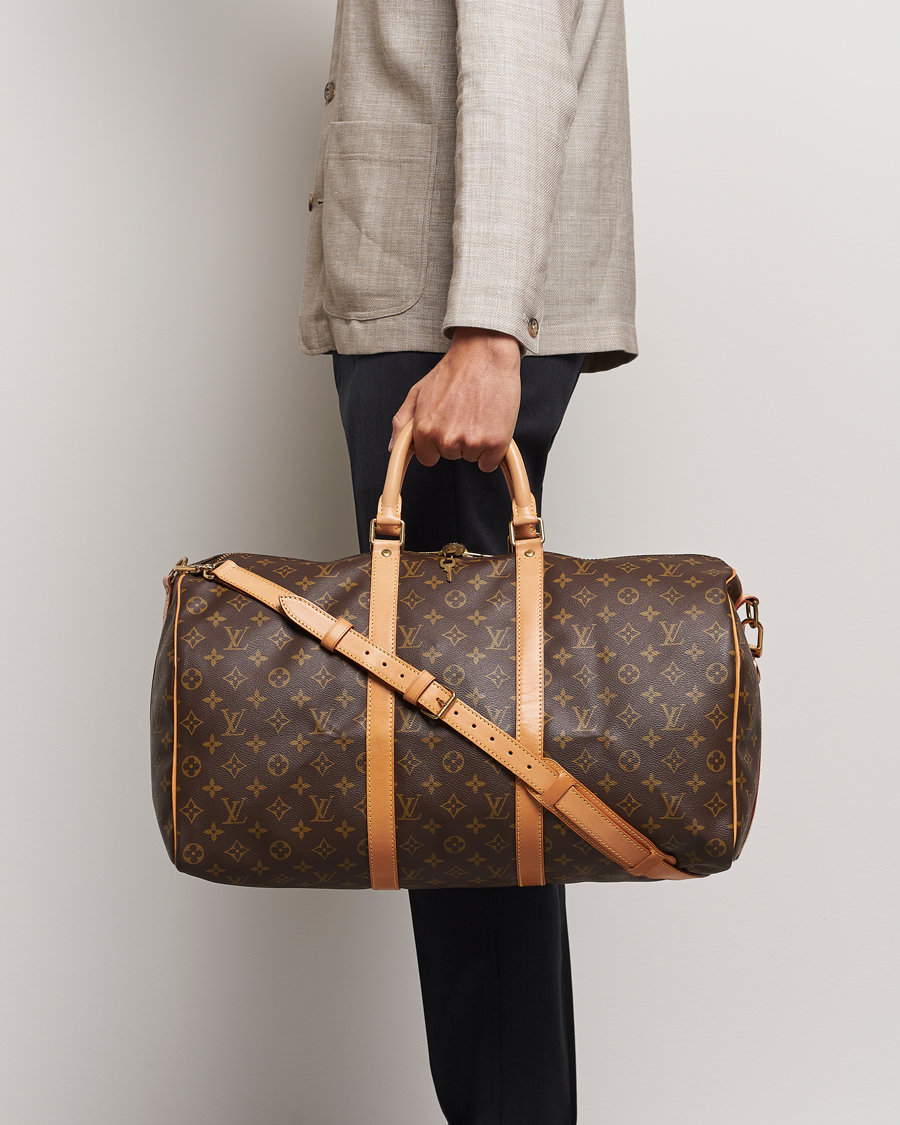 Heren | Pre-Owned & Vintage Bags | Louis Vuitton Pre-Owned | Keepall Bandoulière 50 Monogram 