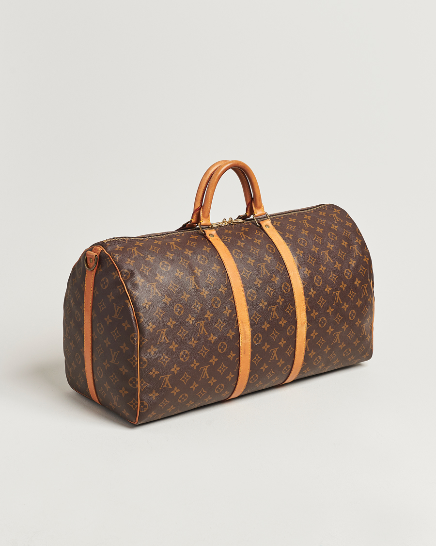 Heren | Pre-Owned & Vintage Bags | Louis Vuitton Pre-Owned | Keepall Bandoulière 55 Monogram 
