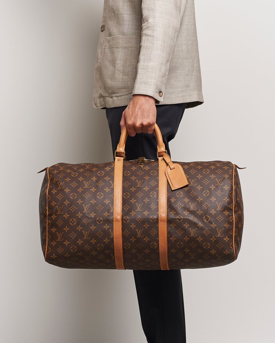Heren | Accessoires | Louis Vuitton Pre-Owned | Keepall 55 Bag Monogram 