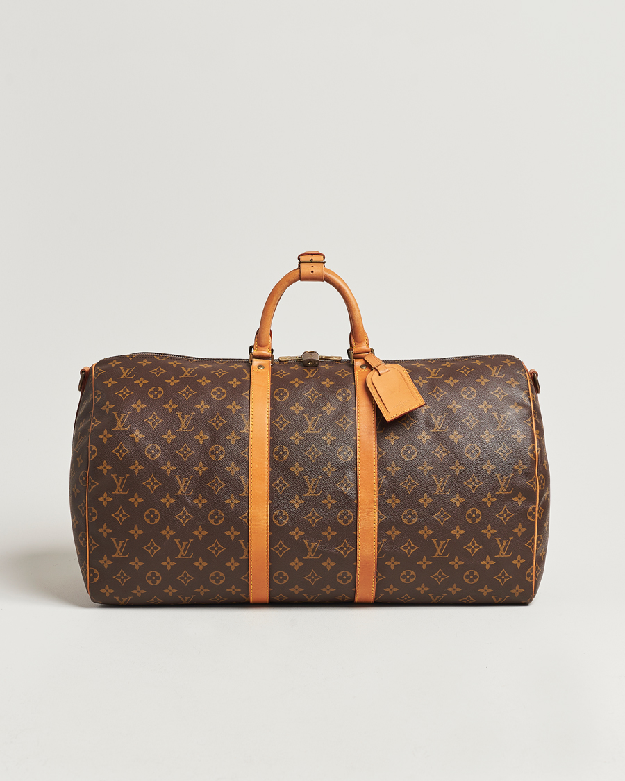 Heren | Louis Vuitton Pre-Owned Keepall Bandoulière 55 Monogram | Louis Vuitton Pre-Owned | Keepall Bandoulière 55 Monogram