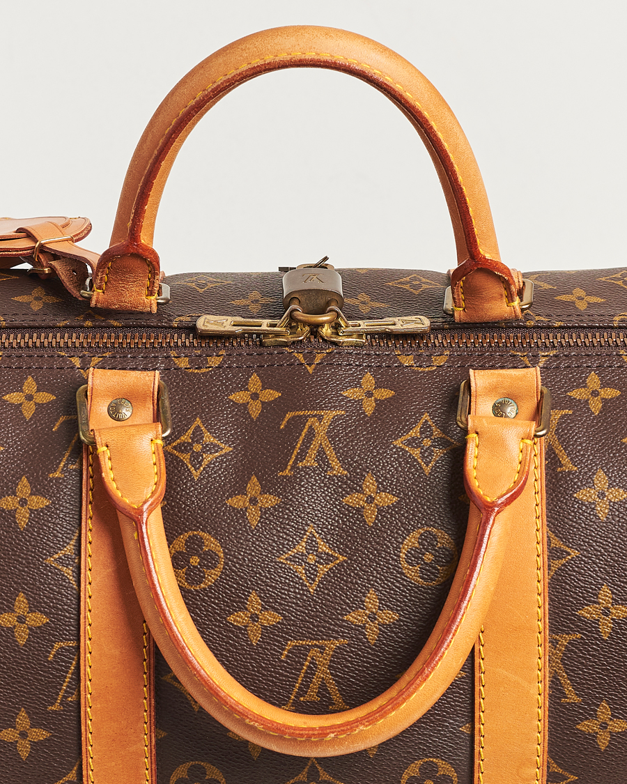 Heren | Louis Vuitton Pre-Owned Keepall Bandoulière 55 Monogram | Louis Vuitton Pre-Owned | Keepall Bandoulière 55 Monogram