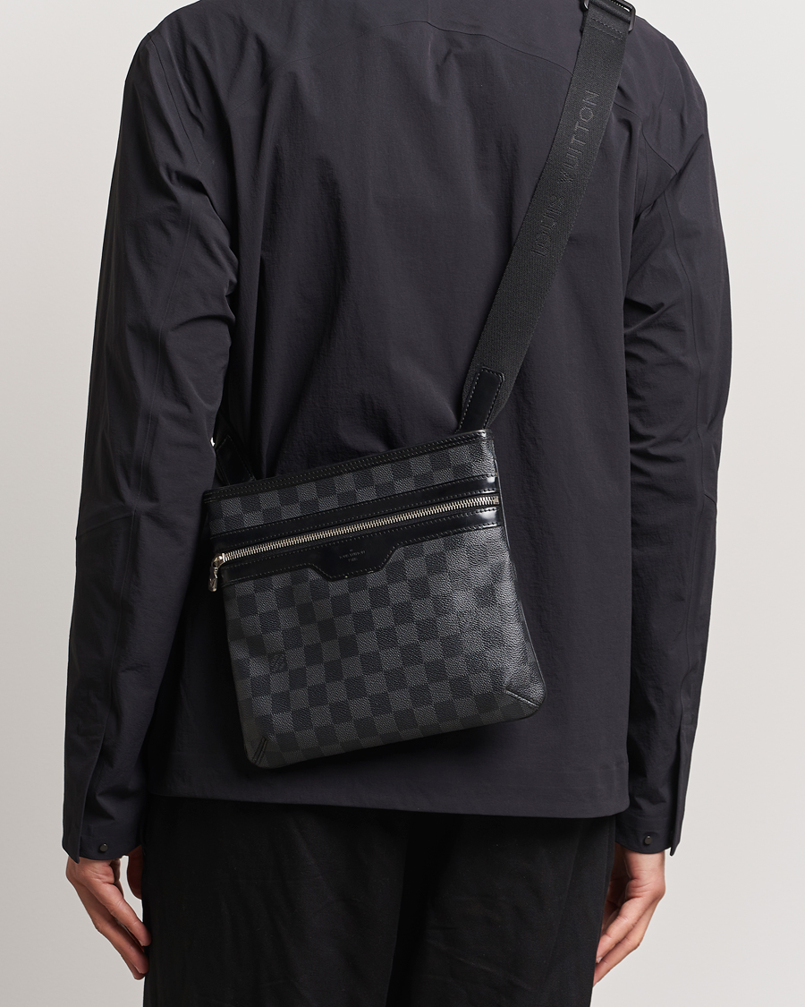 Heren |  | Louis Vuitton Pre-Owned | Thomas Messenger Bag Damier Graphite 