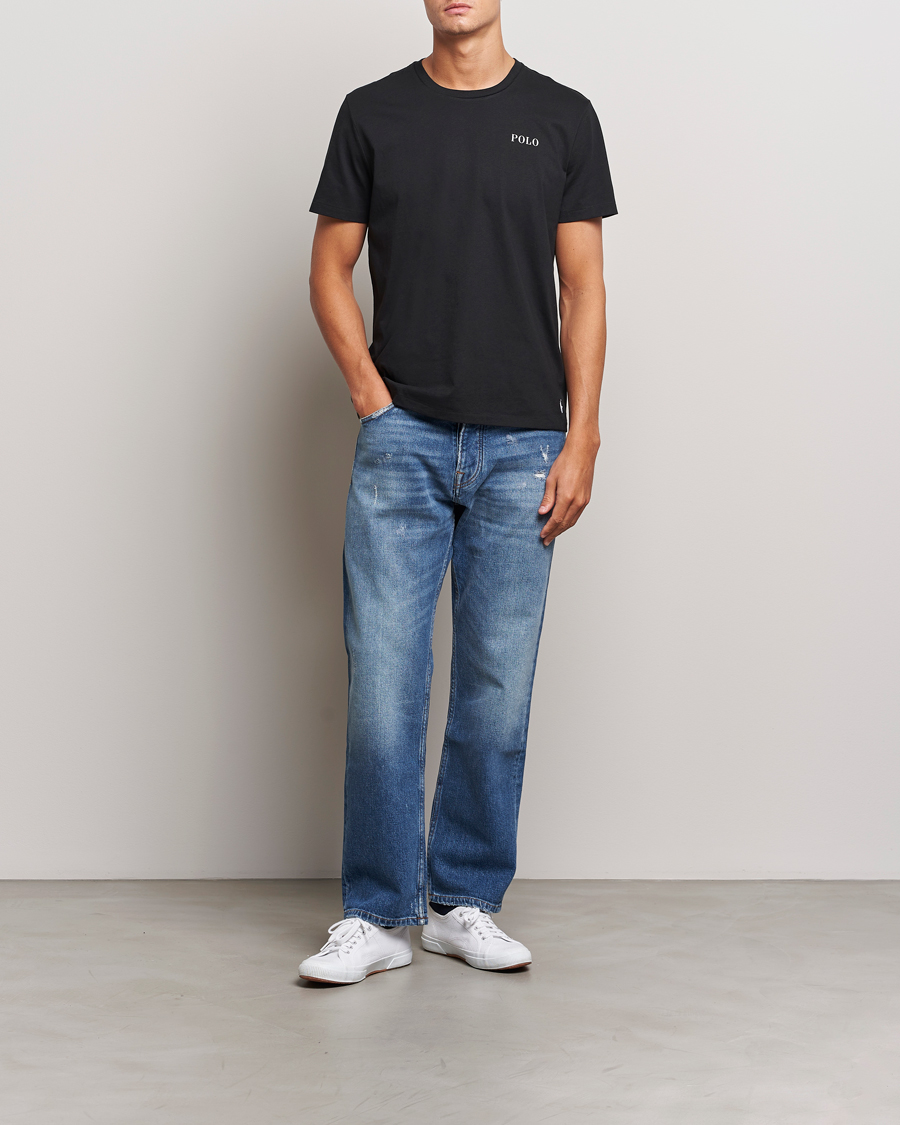 Heren | T-shirts | Polo Ralph Lauren | Logo Cotton Jersey Sleep T-Shirt Black