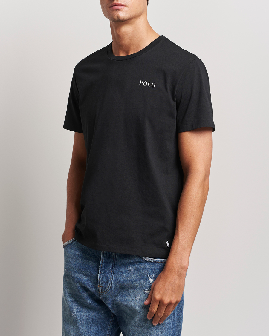 Heren | T-shirts | Polo Ralph Lauren | Logo Cotton Jersey Sleep T-Shirt Black
