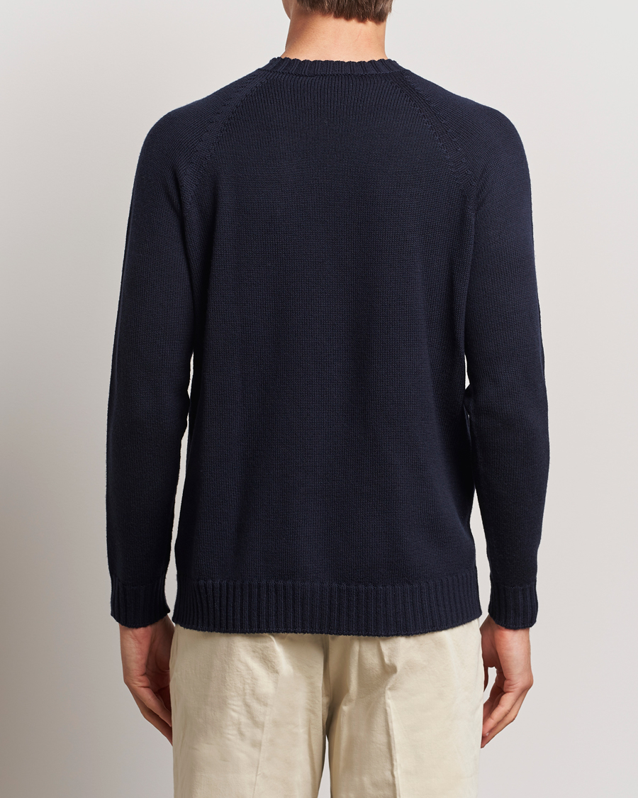 Heren | Truien | John Smedley | Denver Extra Fine Merino Crew Neck Midnight