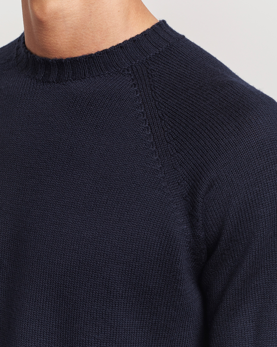Heren | Truien | John Smedley | Denver Extra Fine Merino Crew Neck Midnight