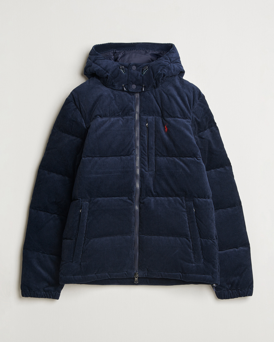 Heren | Jassen | Polo Ralph Lauren | El Cap Corduroy Down Jacket Aviator Navy
