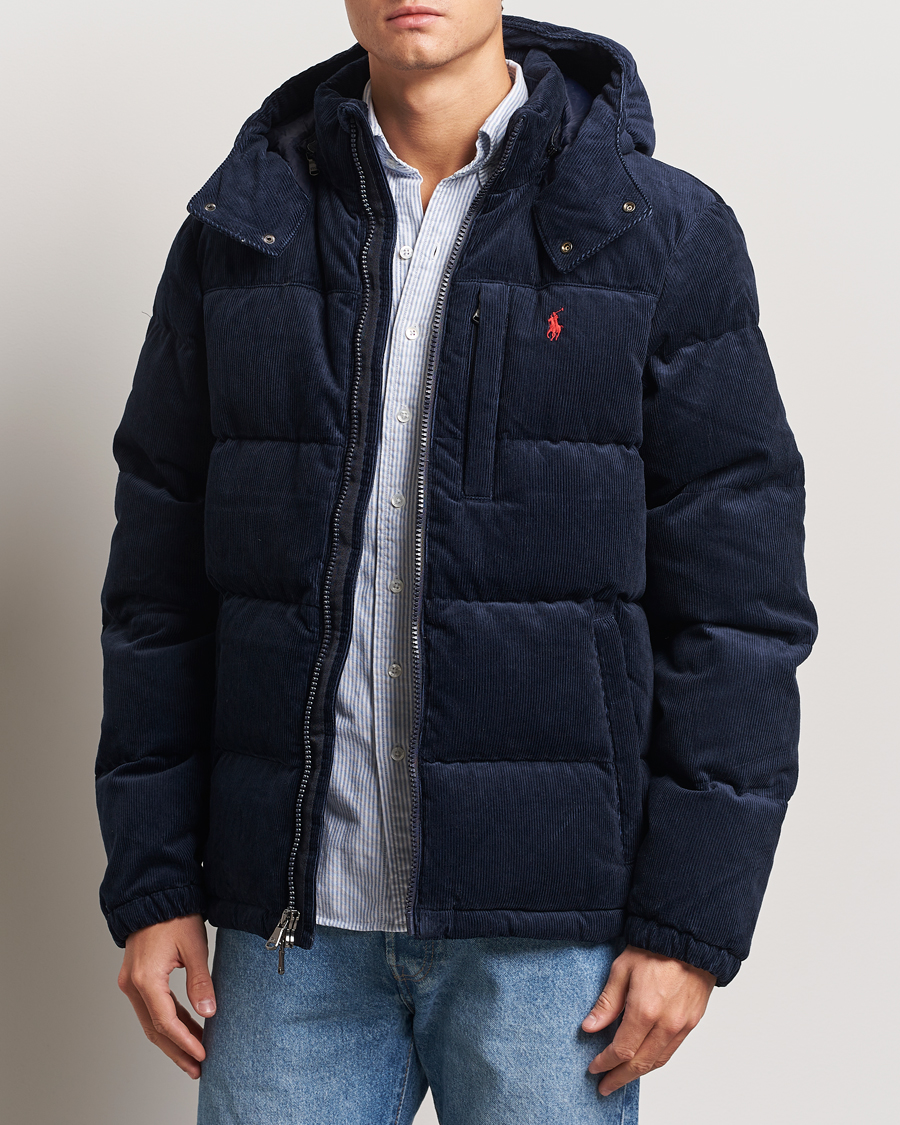 Heren | Jassen | Polo Ralph Lauren | El Cap Corduroy Down Jacket Aviator Navy