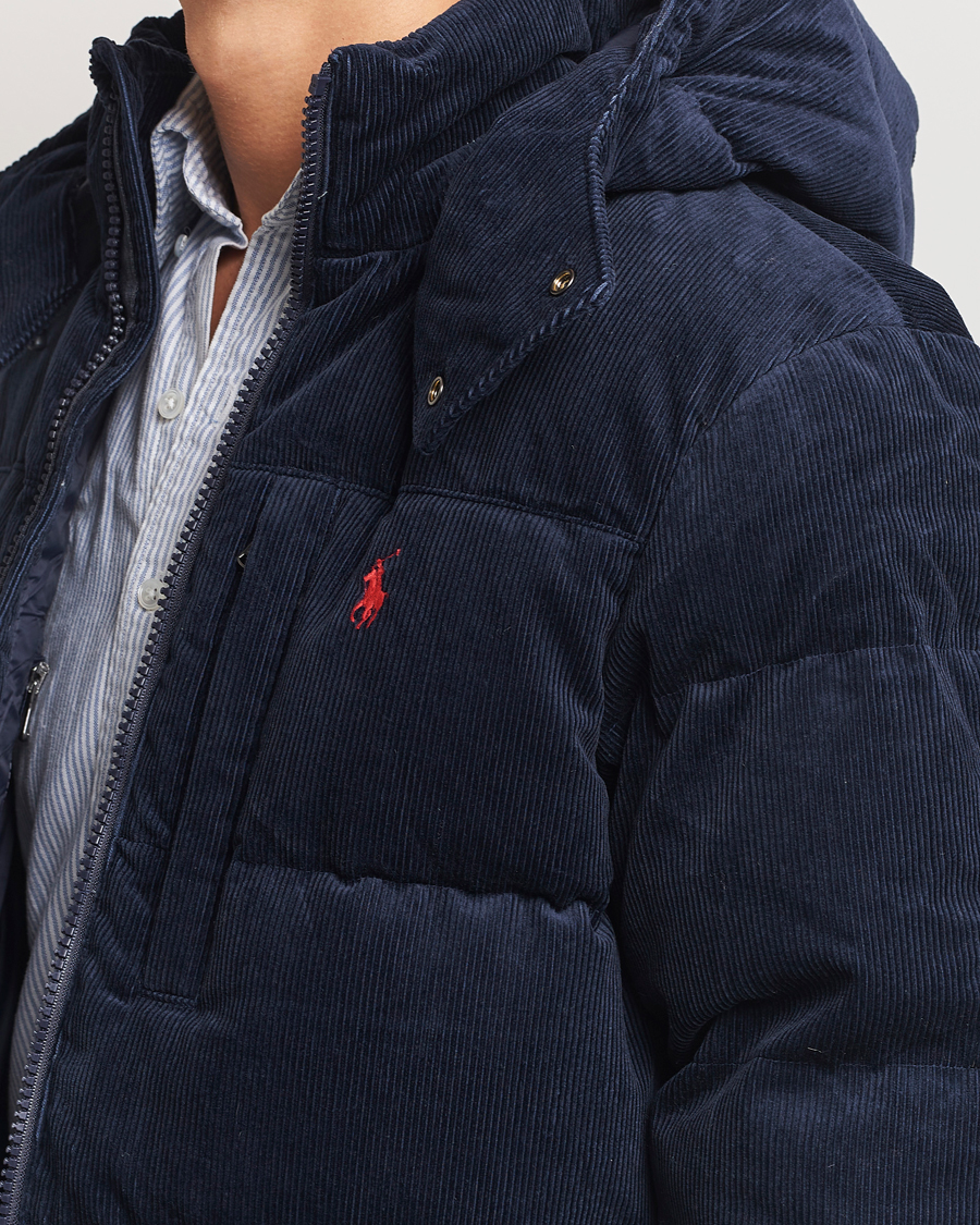 Heren | Jassen | Polo Ralph Lauren | El Cap Corduroy Down Jacket Aviator Navy