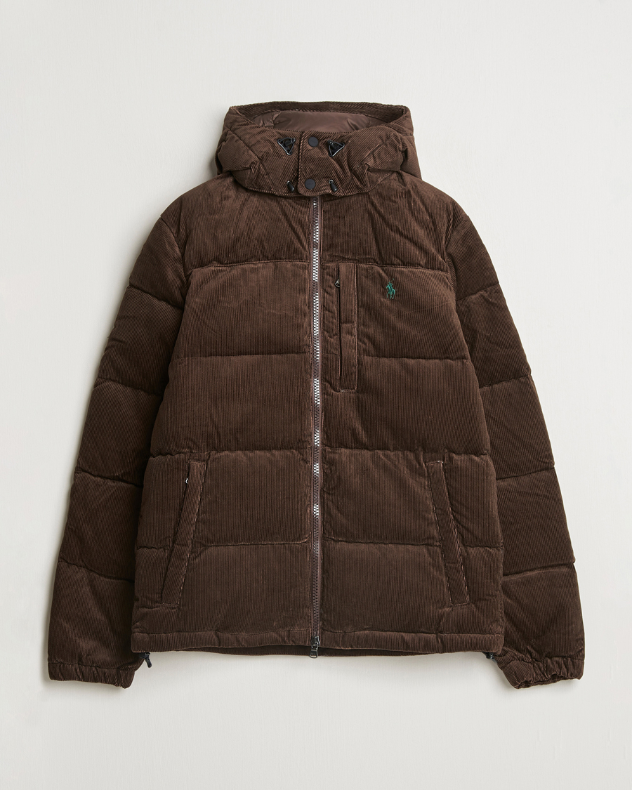 Heren | Jassen | Polo Ralph Lauren | El Cap Corduroy Down Jacket Dark Beech