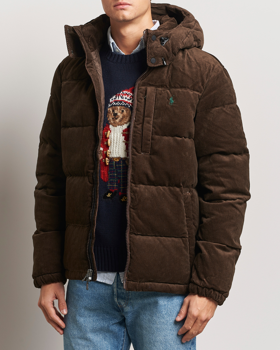 Heren | Jassen | Polo Ralph Lauren | El Cap Corduroy Down Jacket Dark Beech