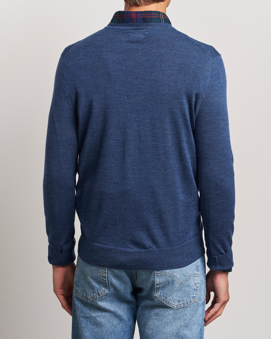 Heren | Truien | Polo Ralph Lauren | Merino Crew Neck Pullover Rustic Navy Heather