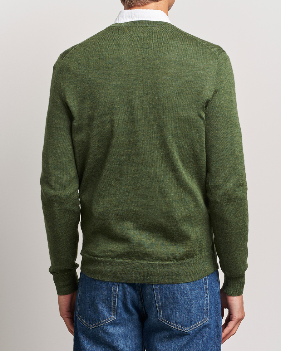 Heren | Truien | Polo Ralph Lauren | Merino Crew Neck Pullover Classic Olive Heather