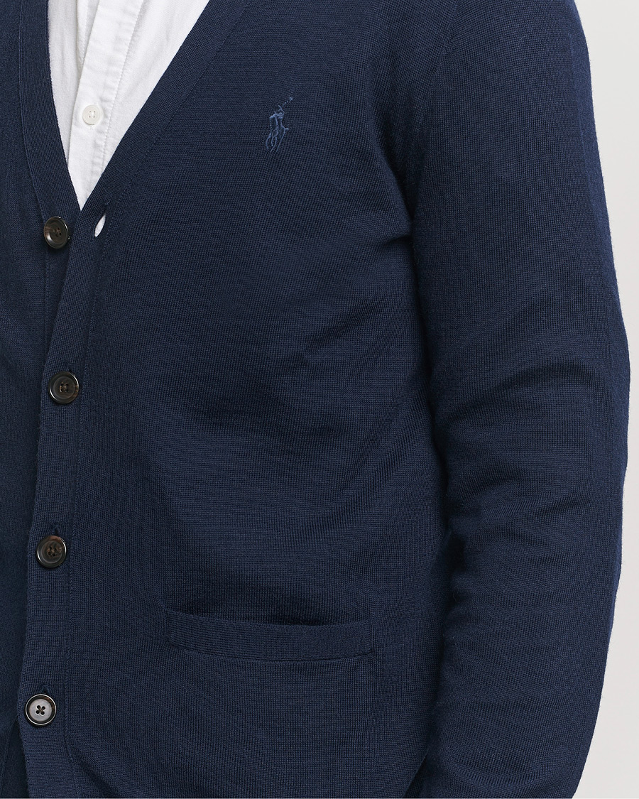 Heren | Truien | Polo Ralph Lauren | Merino Knitted Cardigan Hunter Navy