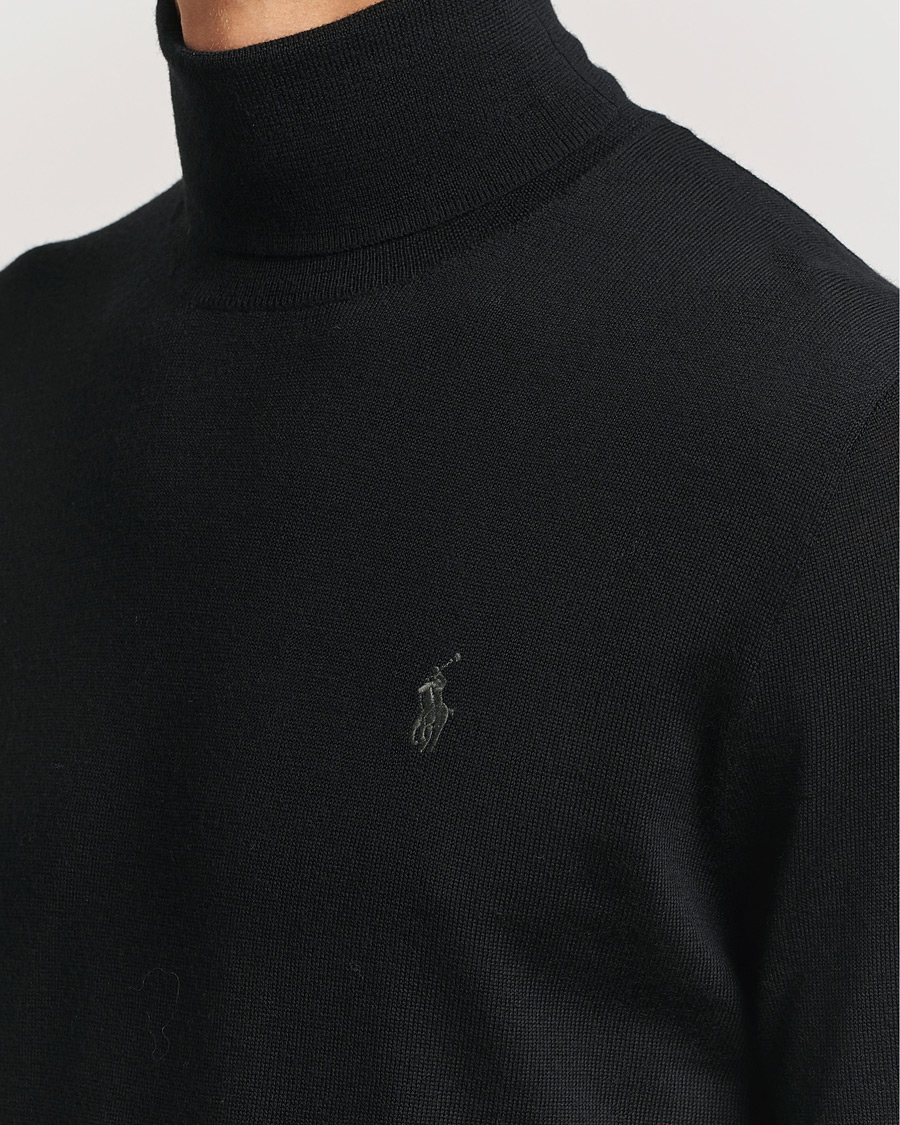 Heren | Truien | Polo Ralph Lauren | Merino Knitted Rollneck Polo Black