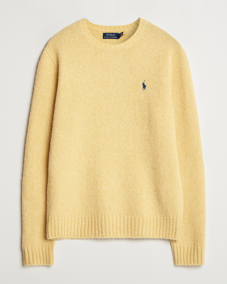 Heren | Truien | Polo Ralph Lauren | Alpaca Crew Neck Sweater Shetland Yellow