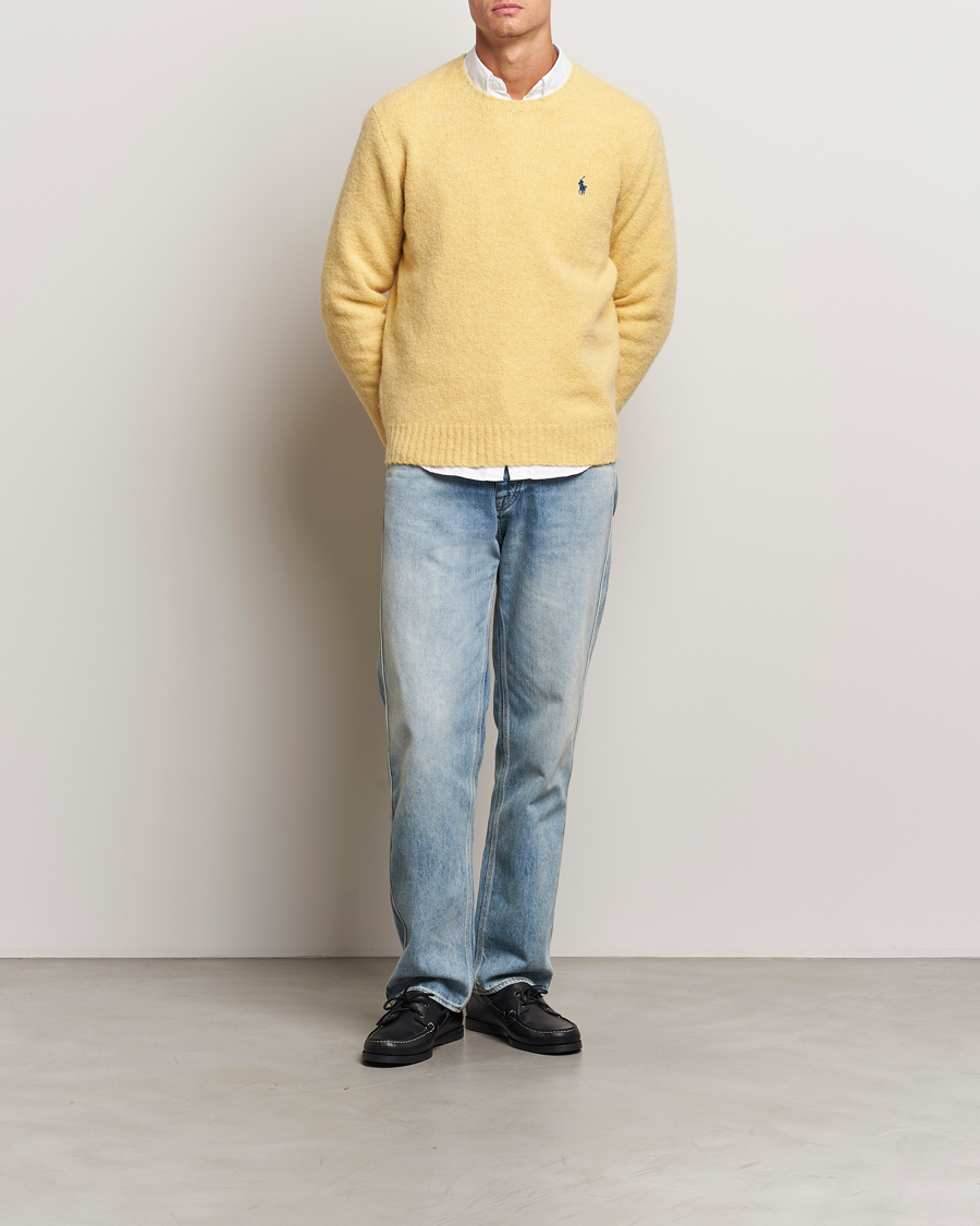 Heren | Truien | Polo Ralph Lauren | Alpaca Crew Neck Sweater Shetland Yellow