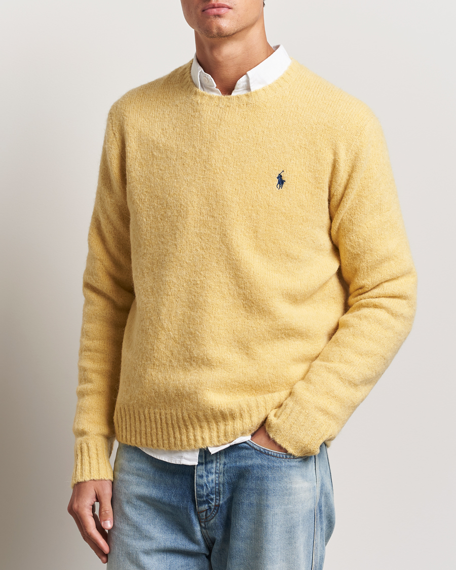 Heren | Truien | Polo Ralph Lauren | Alpaca Crew Neck Sweater Shetland Yellow