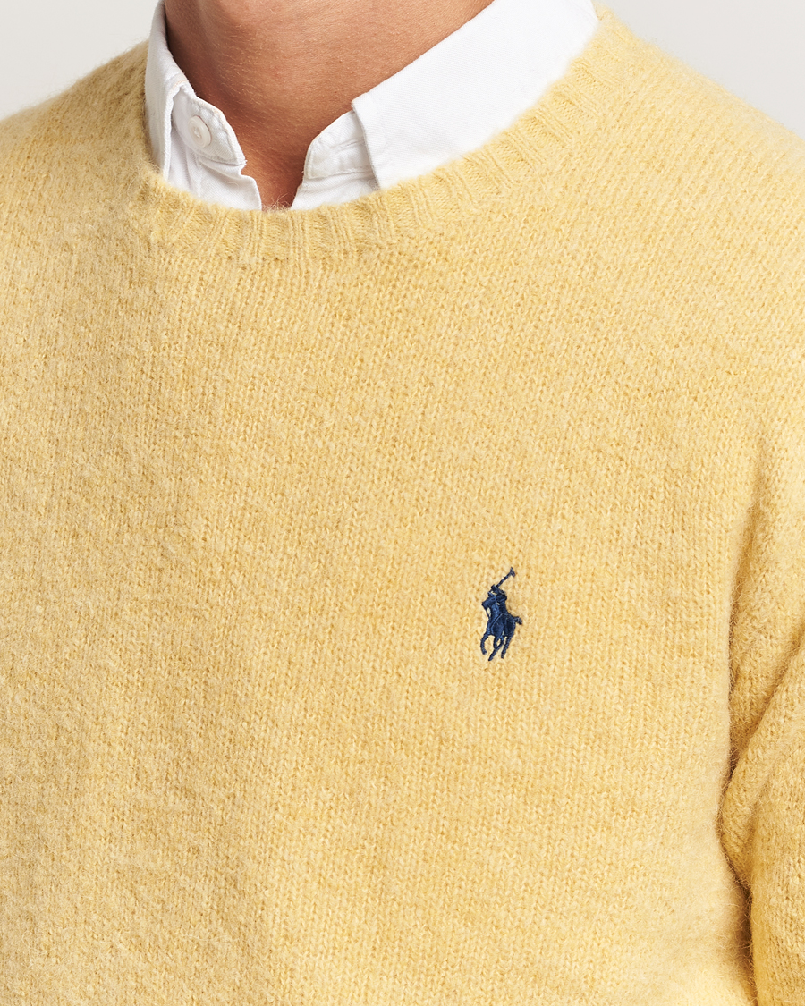 Heren | Truien | Polo Ralph Lauren | Alpaca Crew Neck Sweater Shetland Yellow