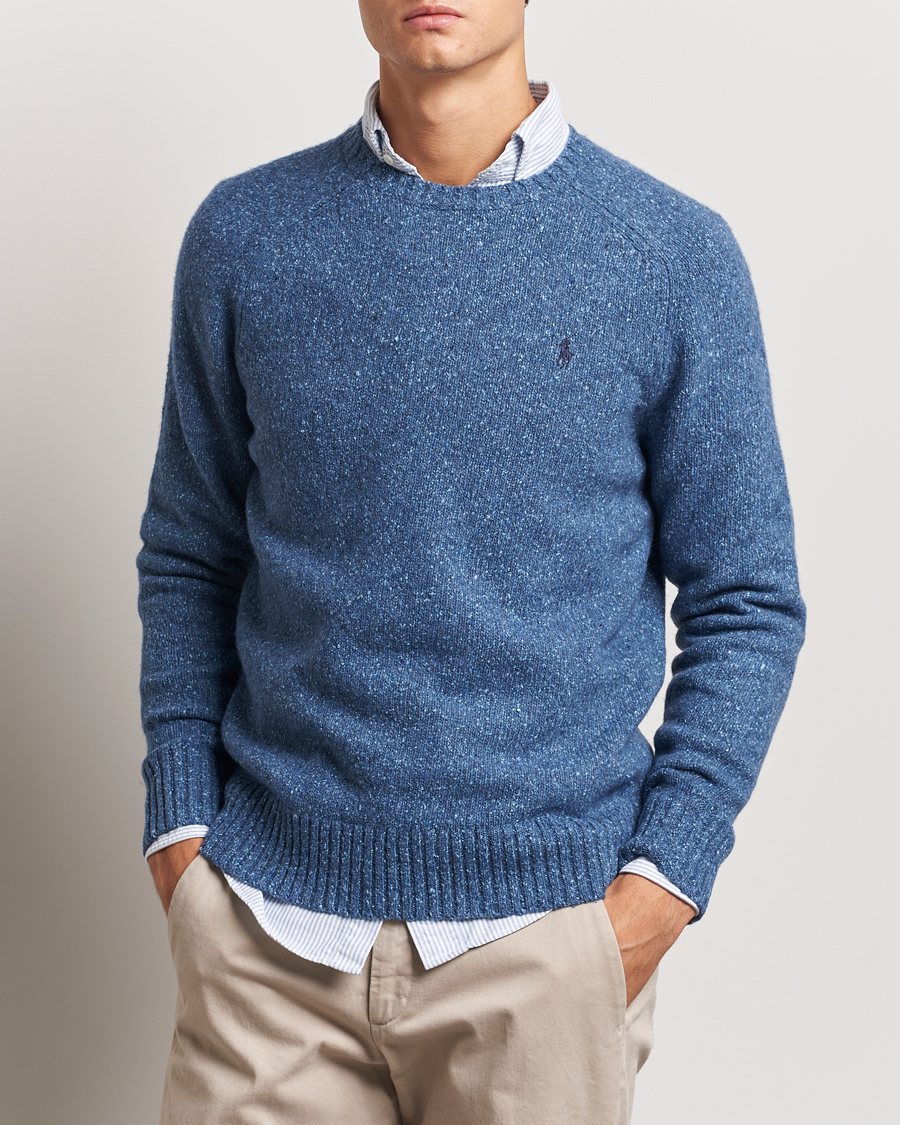 Heren | Truien | Polo Ralph Lauren | Donegal Sweater Chambrey Blue