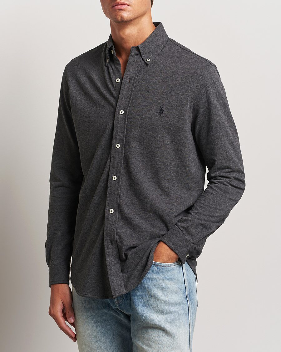 Heren | Overhemden | Polo Ralph Lauren | Featherweight Mesh Shirt Windsor Heather