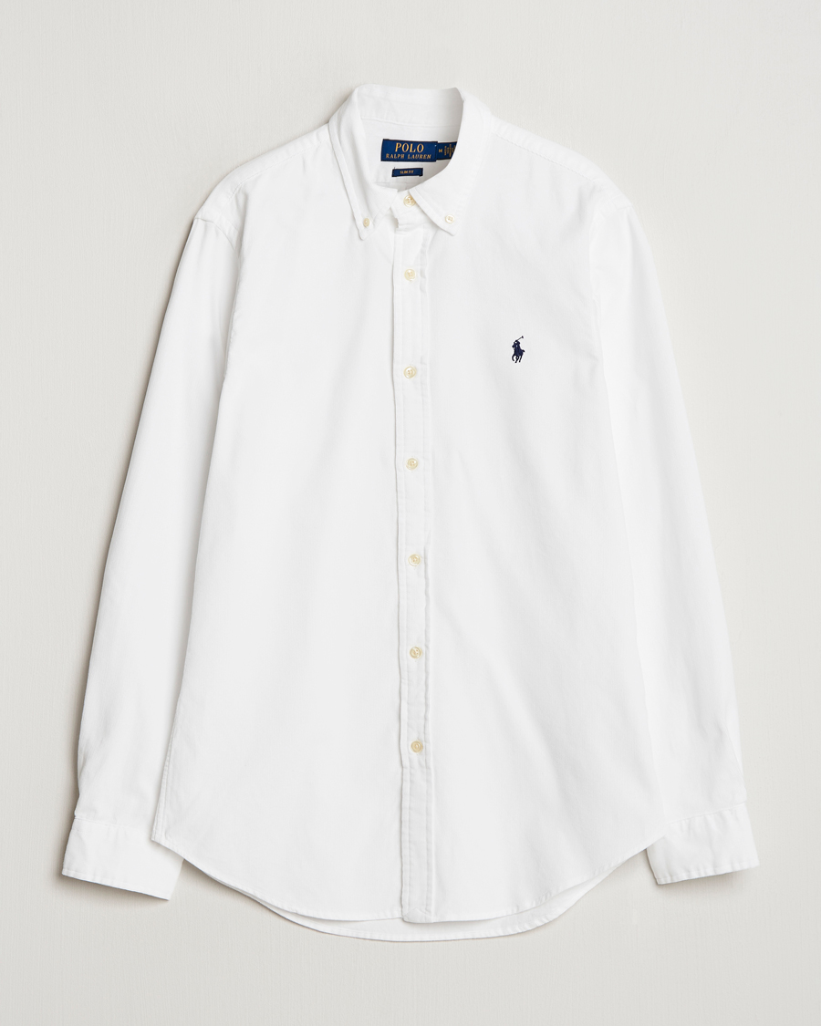 Heren | Overhemden | Polo Ralph Lauren | Slim Fit Corduroy Shirt White