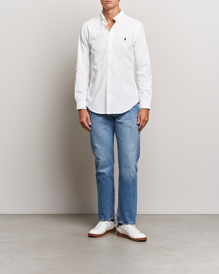 Heren | Overhemden | Polo Ralph Lauren | Slim Fit Corduroy Shirt White