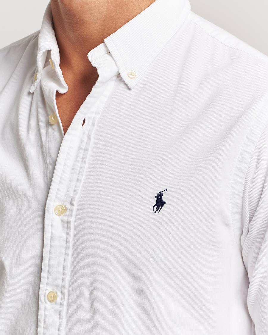 Heren | Overhemden | Polo Ralph Lauren | Slim Fit Corduroy Shirt White