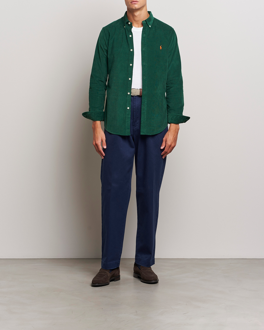 Heren | Overhemden | Polo Ralph Lauren | Slim Fit Corduroy Shirt Vintage Pine