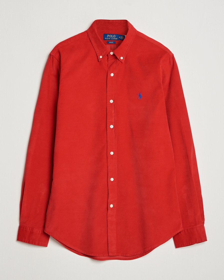 Heren | Overhemden | Polo Ralph Lauren | Slim Fit Corduroy Shirt Martin Red