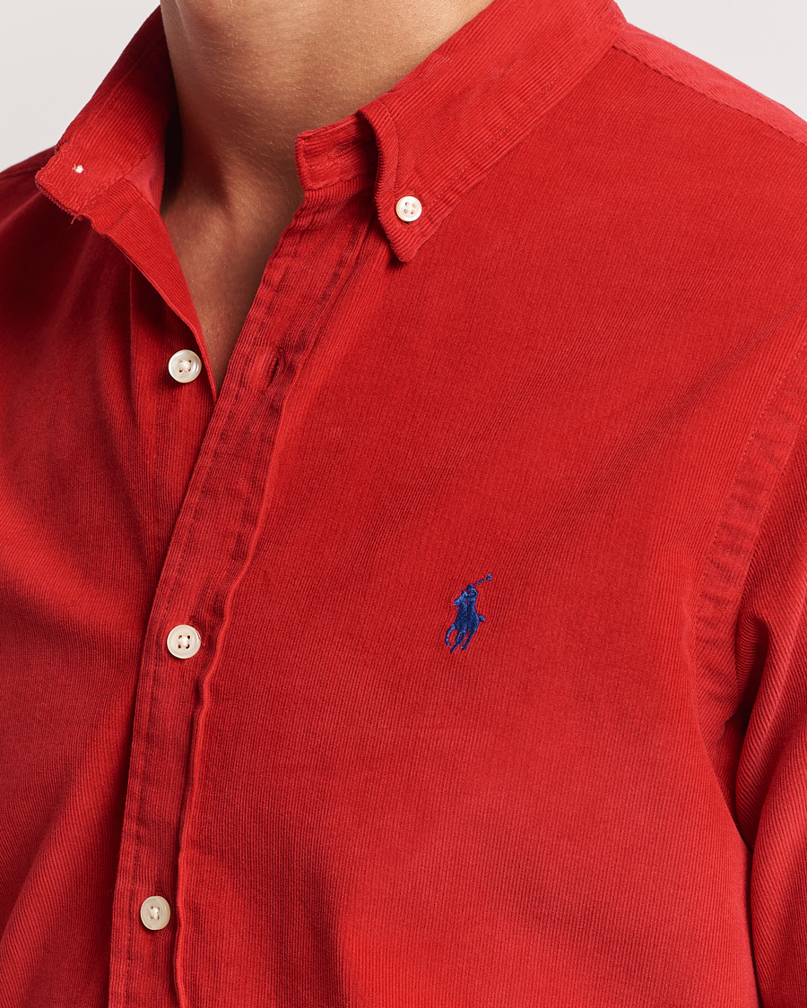 Heren | Overhemden | Polo Ralph Lauren | Slim Fit Corduroy Shirt Martin Red