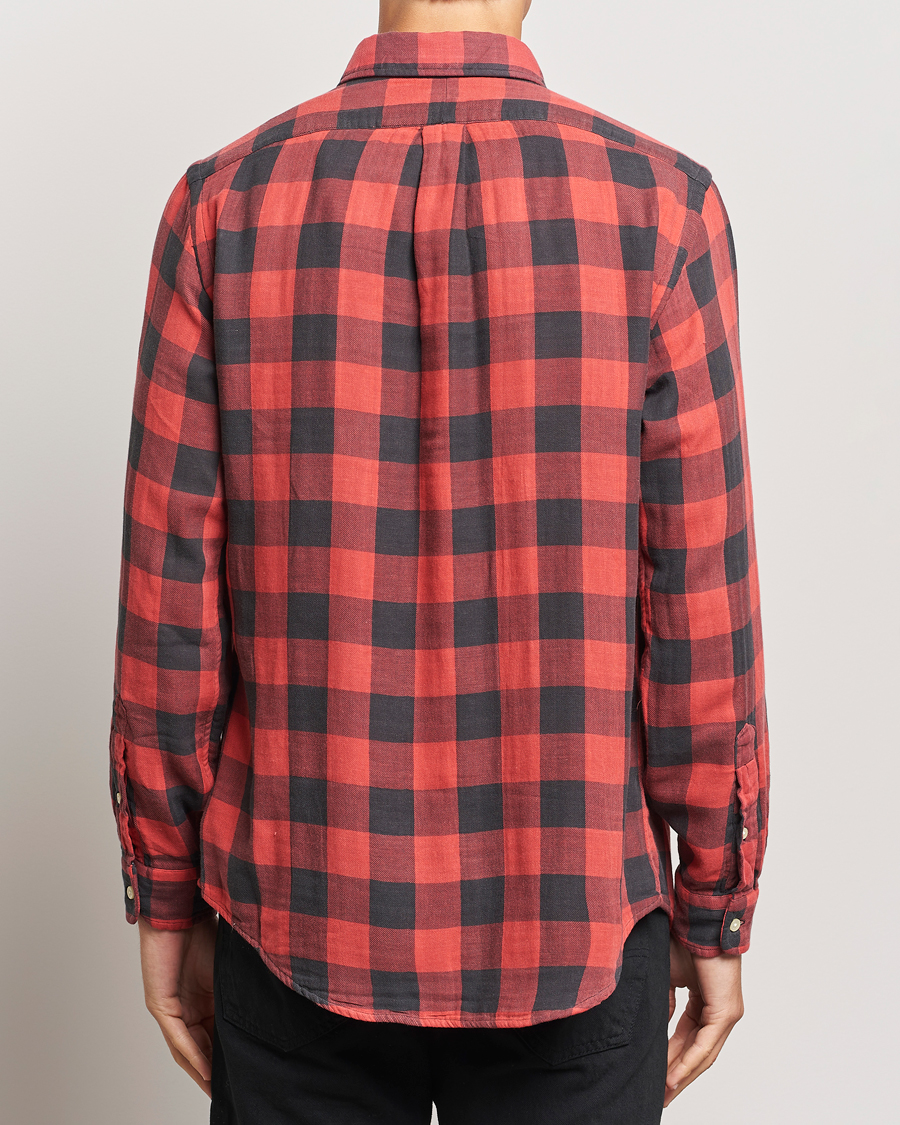 Heren | Overhemden | Polo Ralph Lauren | Double Face Custom Fit Check Shirt Red/Black