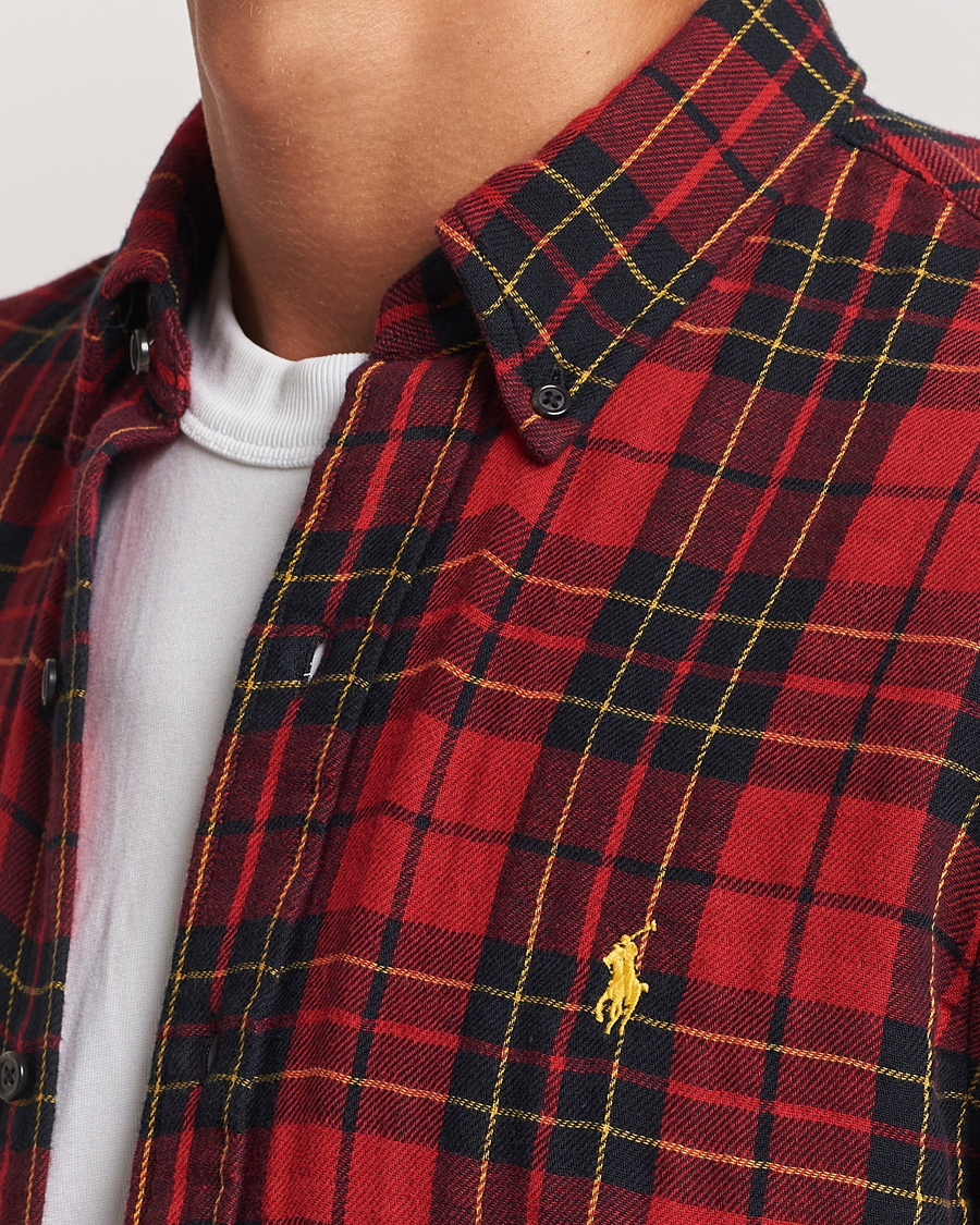 Heren | Overhemden | Polo Ralph Lauren | Custom Fit Double Faced Checked Shirt Red/Black