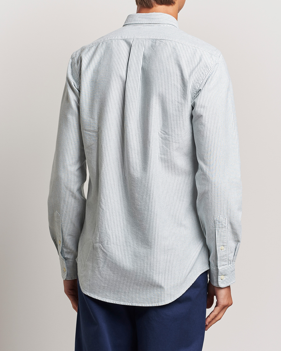 Heren | Overhemden | Polo Ralph Lauren | Slim Fit Striped Oxford Shirt Green/White