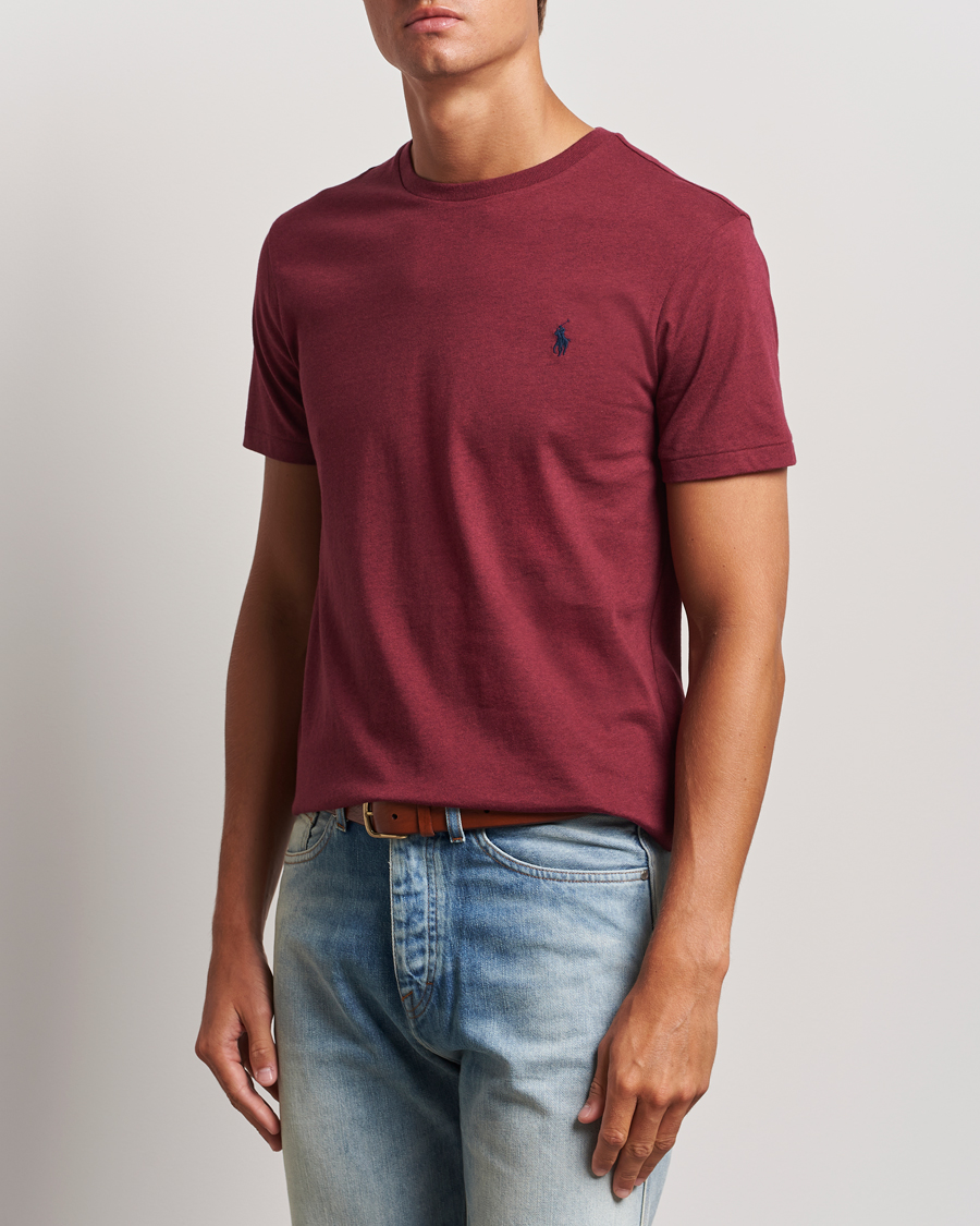 Heren | T-shirts | Polo Ralph Lauren | Custom Slim Fit Tee Vintage Port Heather