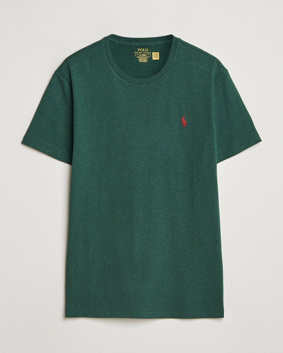 Heren | T-shirts | Polo Ralph Lauren | Custom Slim Fit Tee Scotch Pine Heather