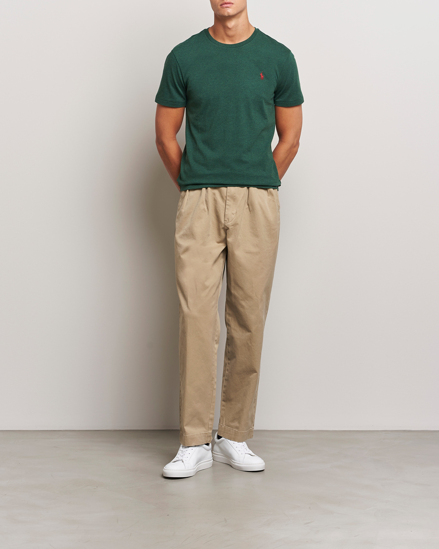 Heren | T-shirts | Polo Ralph Lauren | Custom Slim Fit Tee Scotch Pine Heather