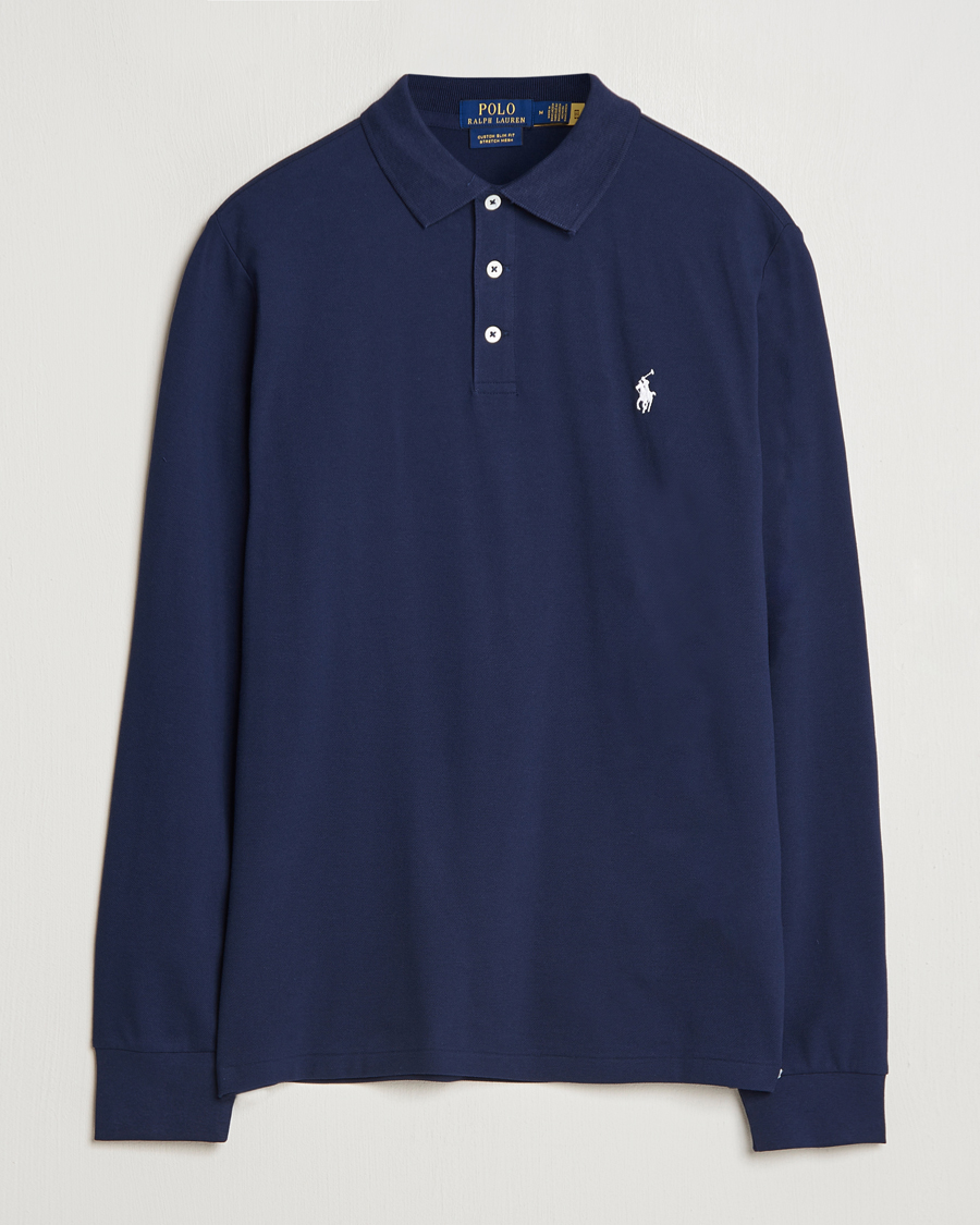 Heren | Truien | Polo Ralph Lauren | Custom Slim Fit Long Sleeve Polo Refined Navy