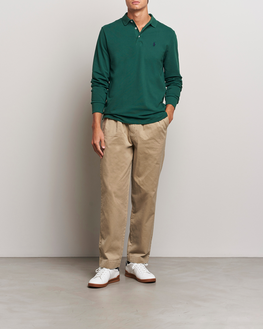 Heren | Truien | Polo Ralph Lauren | Custom Slim Fit Long Sleeve Polo Vintage Pine