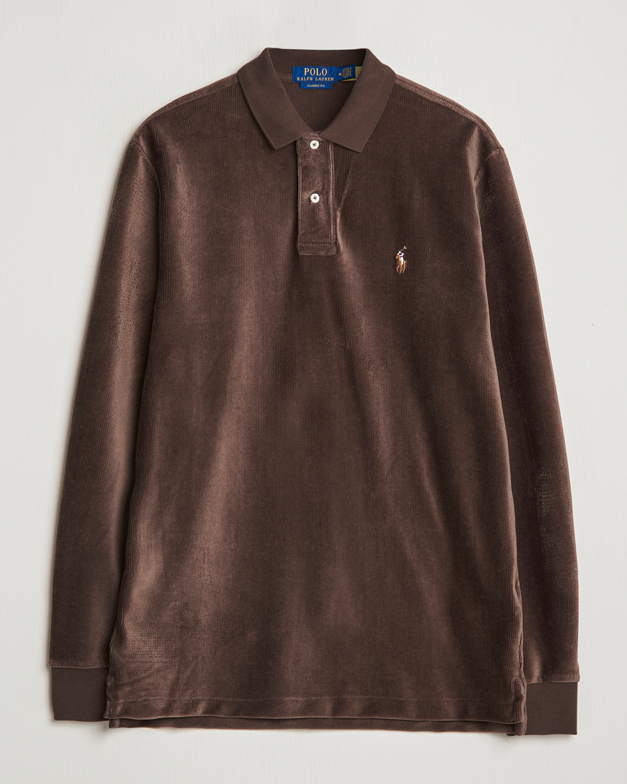 Heren | Truien | Polo Ralph Lauren | Corduroy Long Sleeve Polo Circuit Brown