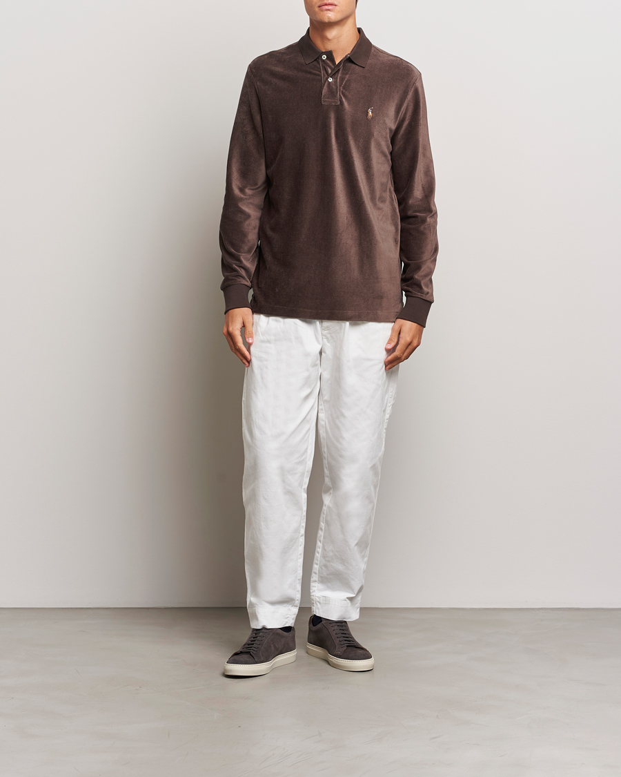 Heren | Truien | Polo Ralph Lauren | Corduroy Long Sleeve Polo Circuit Brown
