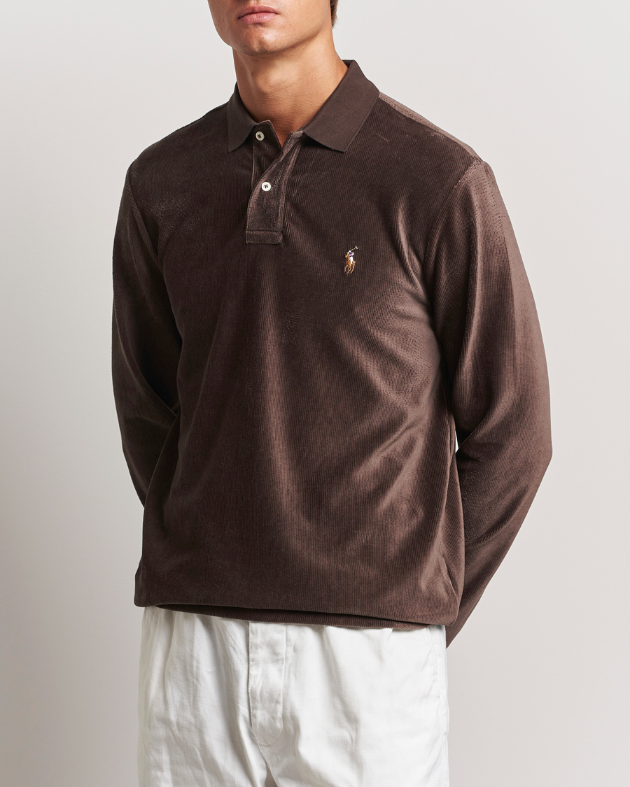 Heren | Truien | Polo Ralph Lauren | Corduroy Long Sleeve Polo Circuit Brown
