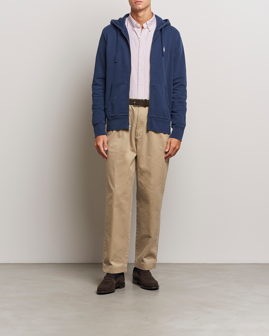 Heren | Truien | Polo Ralph Lauren | Loopback Terry Full-Zip Hoodie Cruise Navy